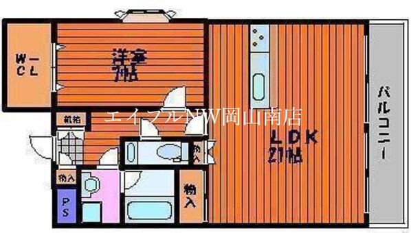 大雲寺前駅 徒歩3分 11階の物件間取画像